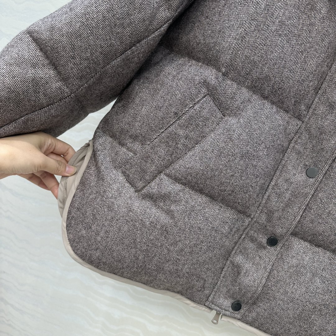 独家首发❤️品质控必入！BC高奢老钱风穿搭！重工羊毛面包羽绒服！国标进口90%白鹅绒轻盈舒适自带发热保暖