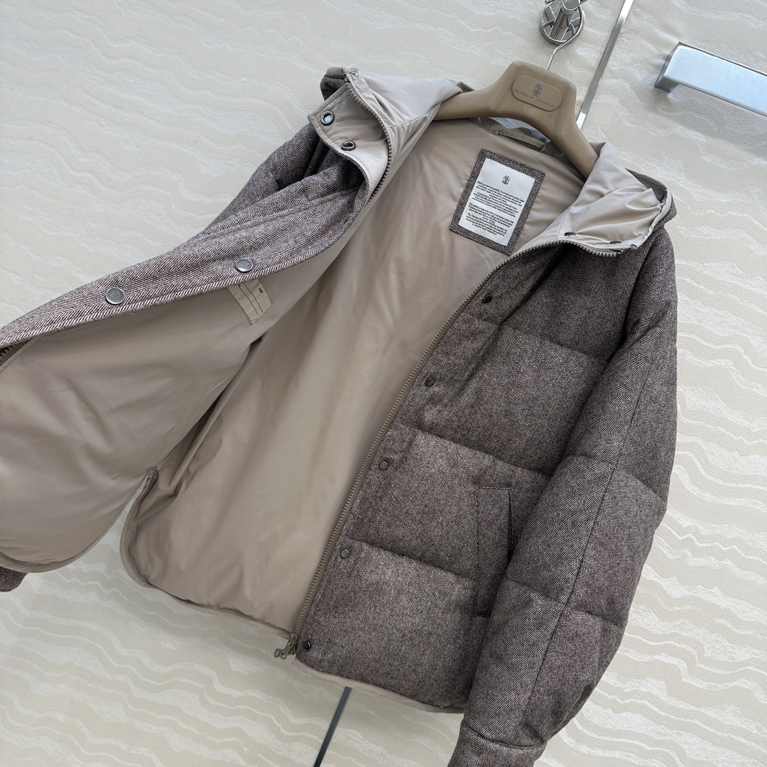 独家首发❤️品质控必入！BC高奢老钱风穿搭！重工羊毛面包羽绒服！国标进口90%白鹅绒轻盈舒适自带发热保暖