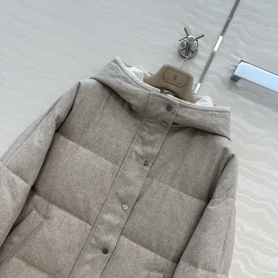 独家首发❤️品质控必入！BC高奢老钱风穿搭！重工羊毛面包羽绒服！国标进口90%白鹅绒轻盈舒适自带发热保暖