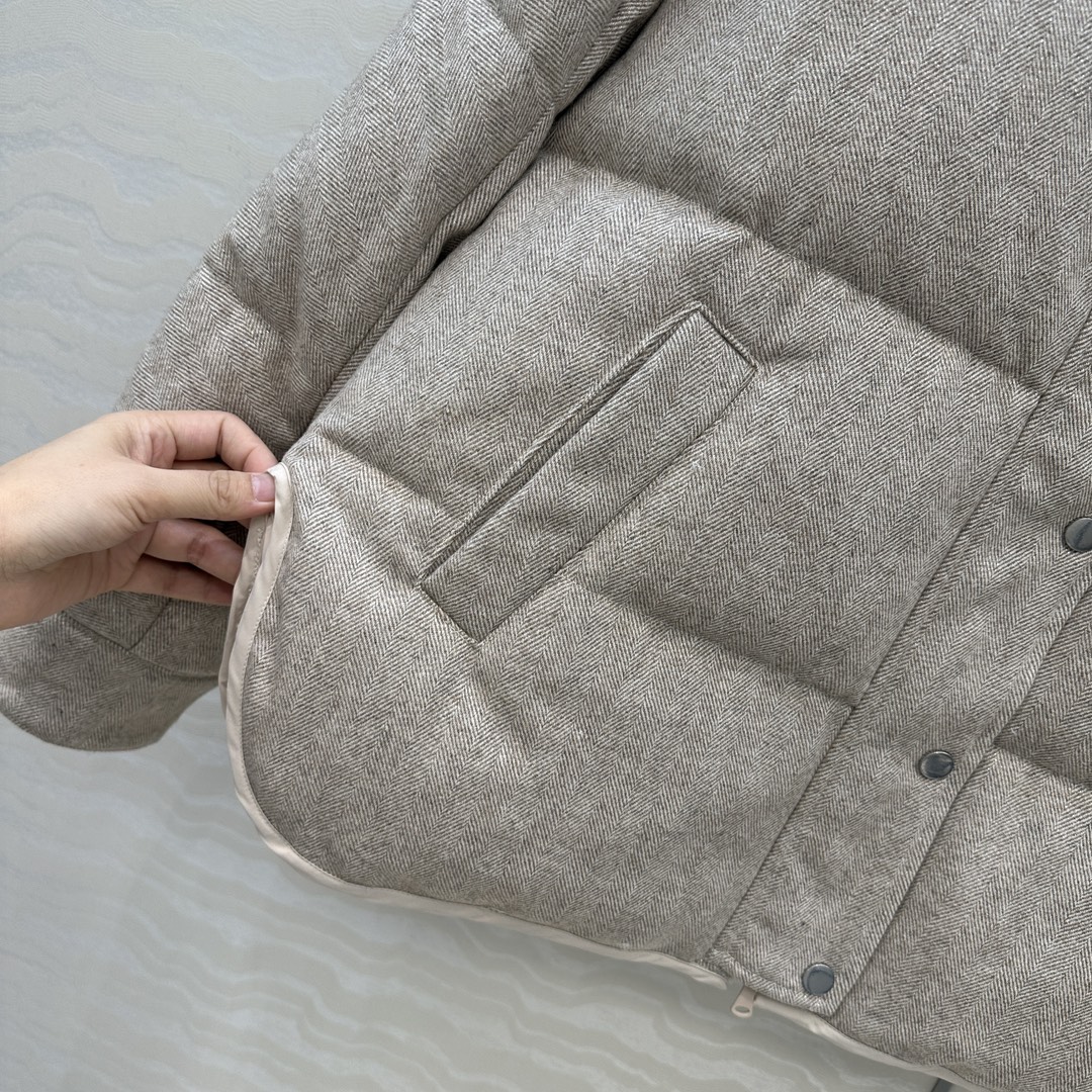 独家首发❤️品质控必入！BC高奢老钱风穿搭！重工羊毛面包羽绒服！国标进口90%白鹅绒轻盈舒适自带发热保暖