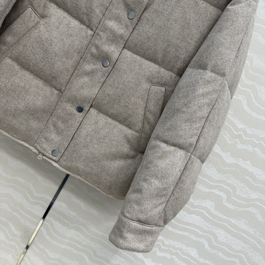 独家首发❤️品质控必入！BC高奢老钱风穿搭！重工羊毛面包羽绒服！国标进口90%白鹅绒轻盈舒适自带发热保暖