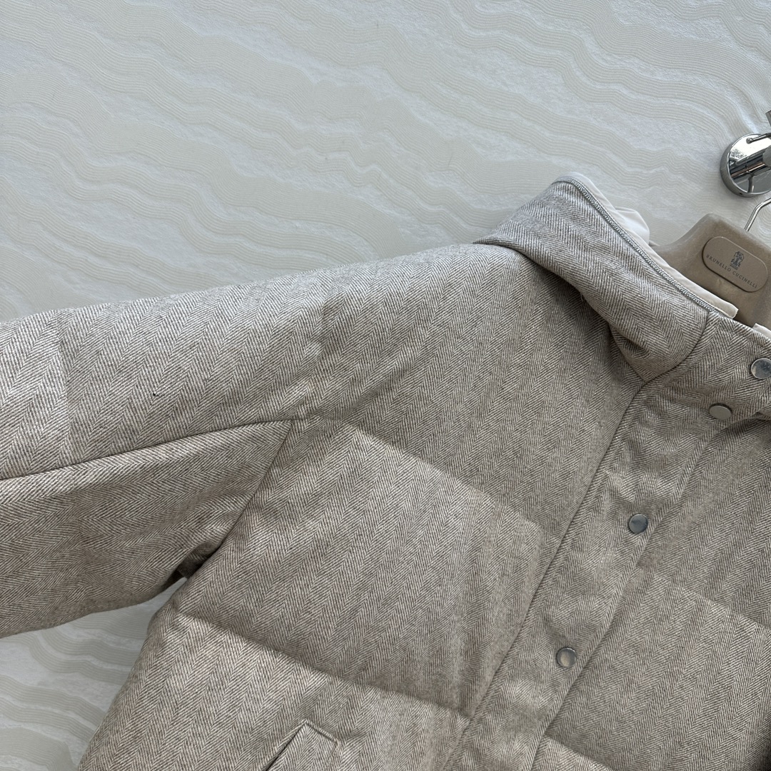 独家首发❤️品质控必入！BC高奢老钱风穿搭！重工羊毛面包羽绒服！国标进口90%白鹅绒轻盈舒适自带发热保暖