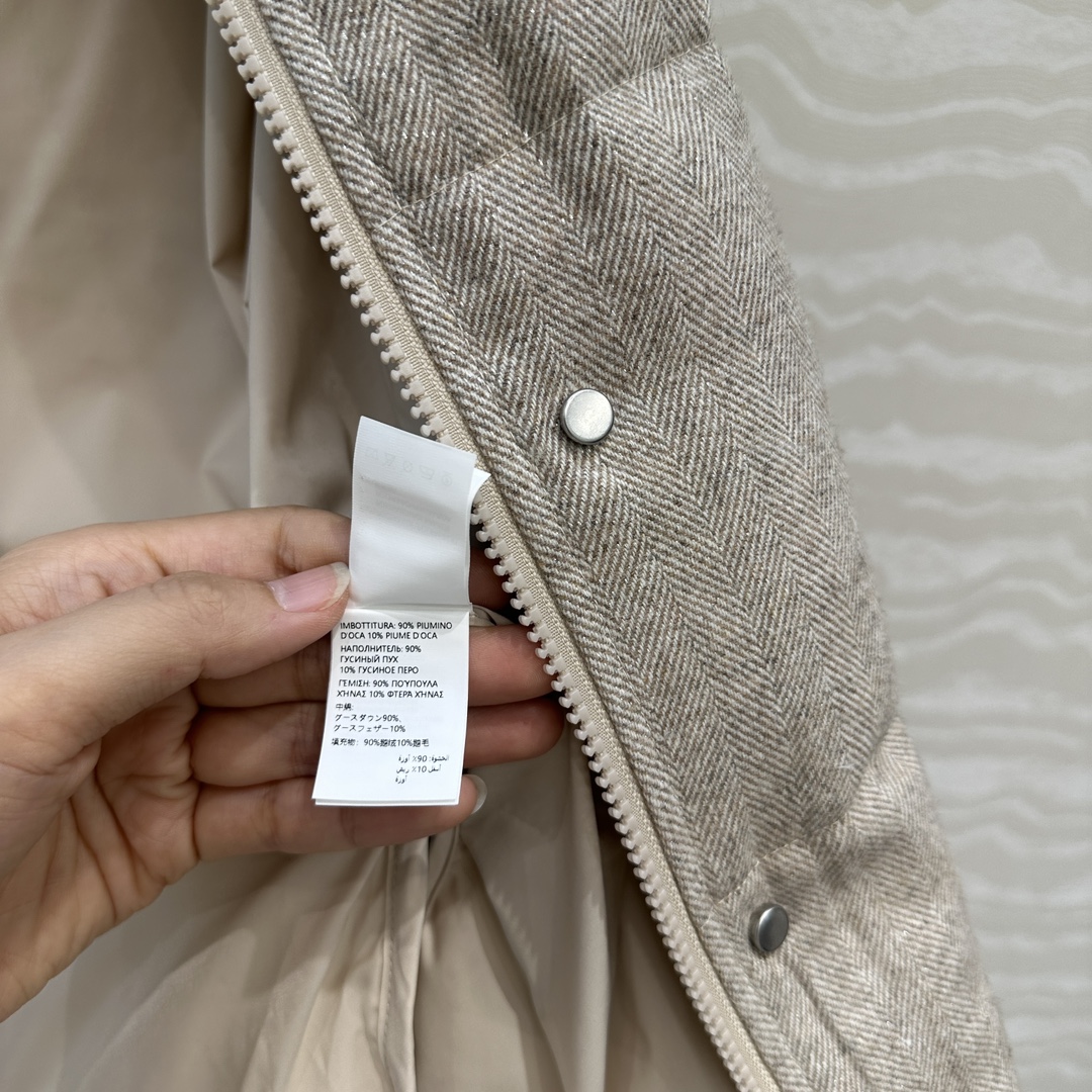 独家首发❤️品质控必入！BC高奢老钱风穿搭！重工羊毛面包羽绒服！国标进口90%白鹅绒轻盈舒适自带发热保暖