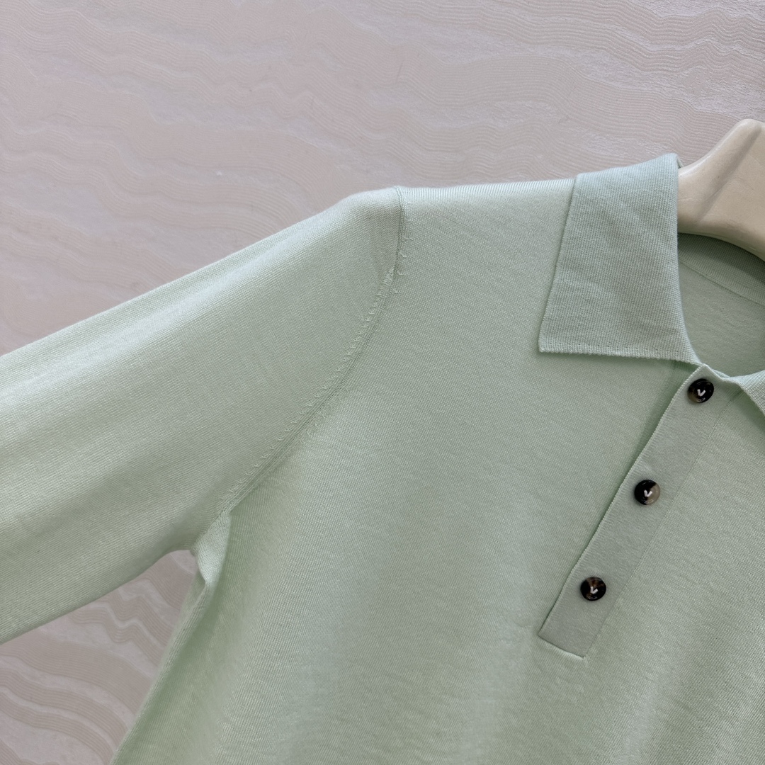 独家首发❤️高端原单品质！BV高智感穿搭！超细绵羊毛Polo衫！100%美利奴羊毛！单穿内搭都好看！16