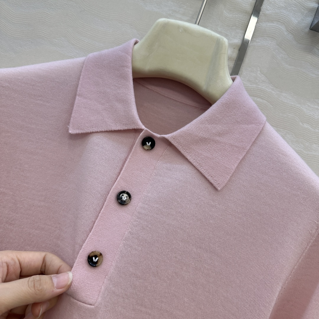 独家首发❤️高端原单品质！BV高智感穿搭！超细绵羊毛Polo衫！100%美利奴羊毛！单穿内搭都好看！16