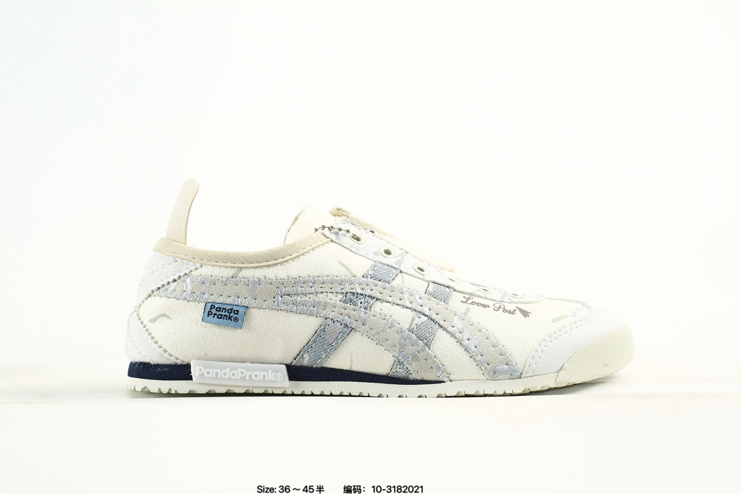 🈴💰110 公司级✅Onitsuka Tiger鬼冢虎 Mexico 66 Slip-on 一脚蹬低帮夏季透气运动休闲鞋 货号:1183A360-205 尺码:36 37 37.5 38 38.5 39.5 40.5 41.5 42 42.5 43.5 44 45 编码:10-3182021