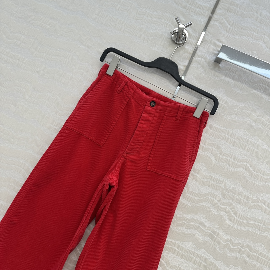 独家首发❤️原单品质，长期主义row风灯芯绒时髦直筒裤！极简主义设计慵懒随性的高级单品。经典中低腰直筒裤