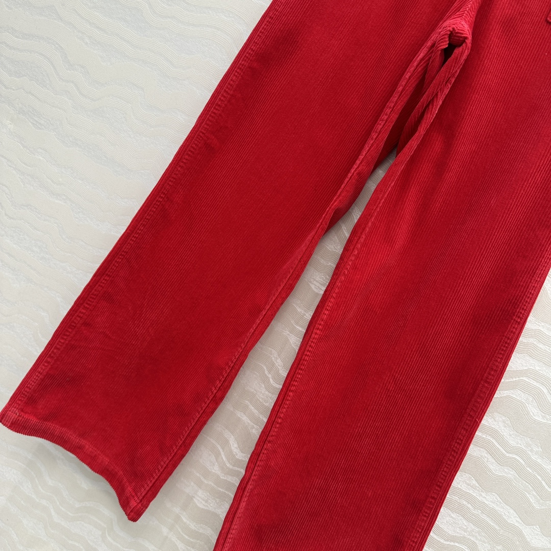 独家首发❤️原单品质，长期主义row风灯芯绒时髦直筒裤！极简主义设计慵懒随性的高级单品。经典中低腰直筒裤