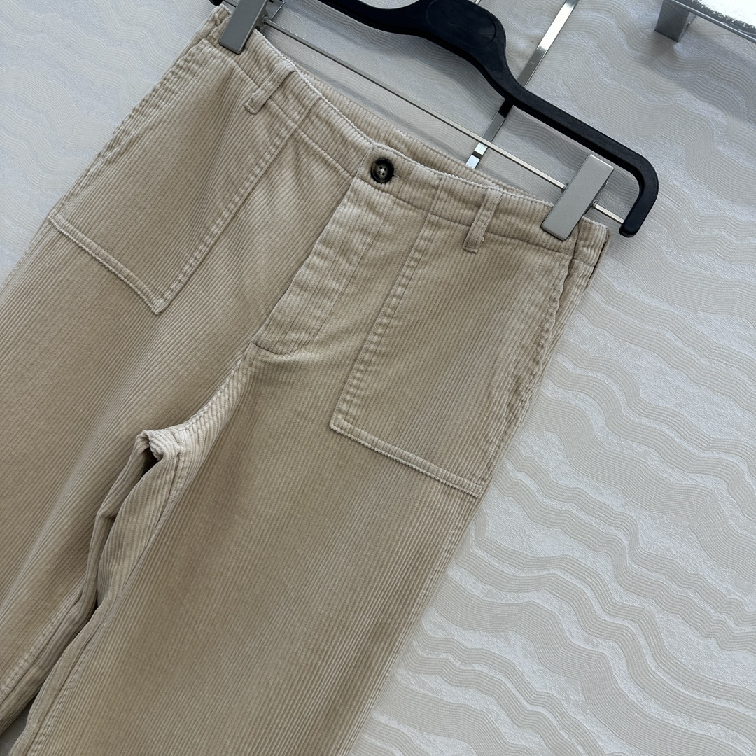 独家首发❤️原单品质，长期主义row风灯芯绒时髦直筒裤！极简主义设计慵懒随性的高级单品。经典中低腰直筒裤