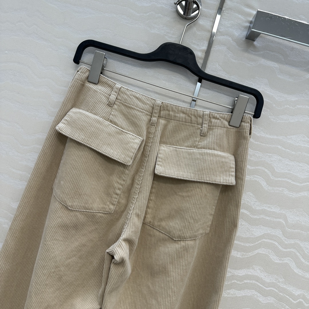 独家首发❤️原单品质，长期主义row风灯芯绒时髦直筒裤！极简主义设计慵懒随性的高级单品。经典中低腰直筒裤