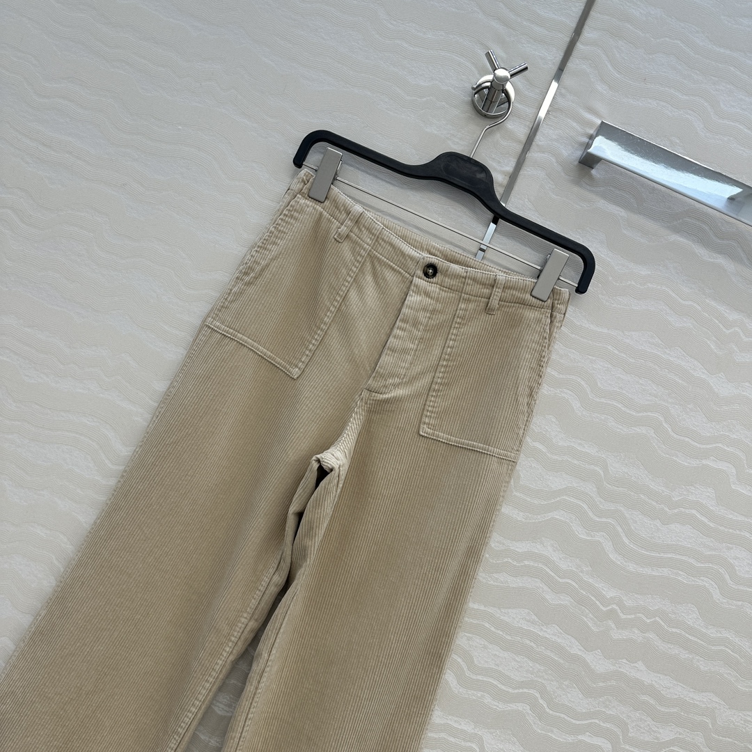 独家首发❤️原单品质，长期主义row风灯芯绒时髦直筒裤！极简主义设计慵懒随性的高级单品。经典中低腰直筒裤