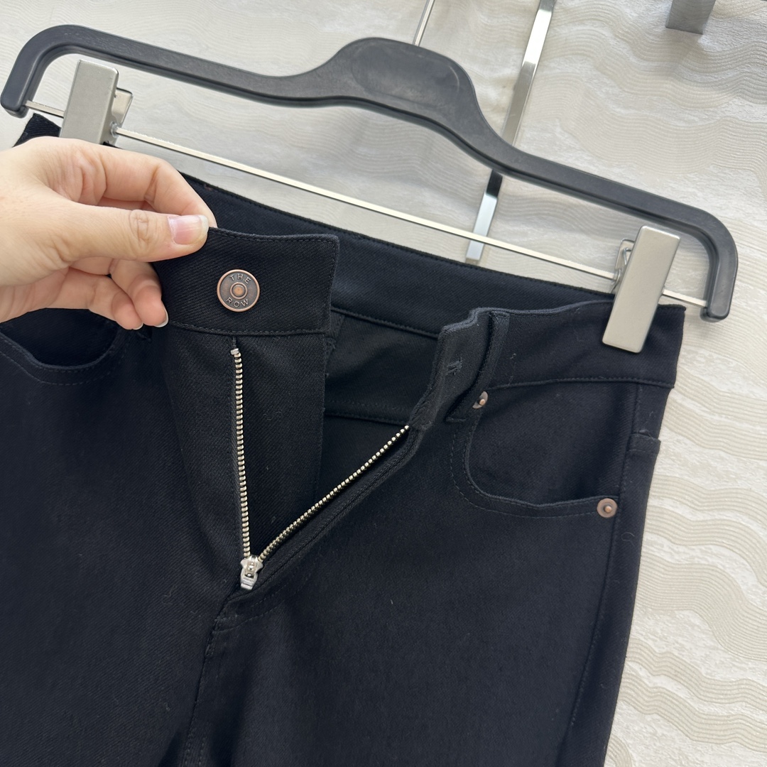 独家首发❤️原单品质❤️Row风长期主义，神裤再现✌️漫画腿即视感，高弹细直筒牛仔裤！进口四面弹力牛仔面