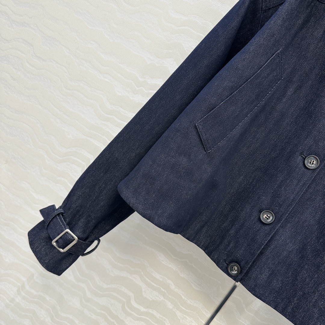 独家首发❤️爆单推荐，Lw时髦精穿搭！原生蓝丹宁牛仔间棉夹克外套！定制活性洗水工艺，连帽可拆卸大A设计版