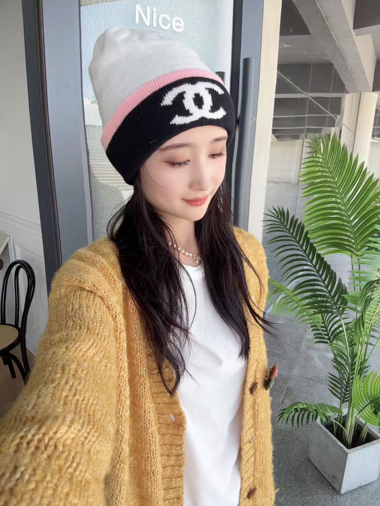 。认准品质哦，精巯羊毛系列Chanel官网品质香奈儿秋冬网红时尚博主推荐款毛线帽，小红书爆款，手感超柔软