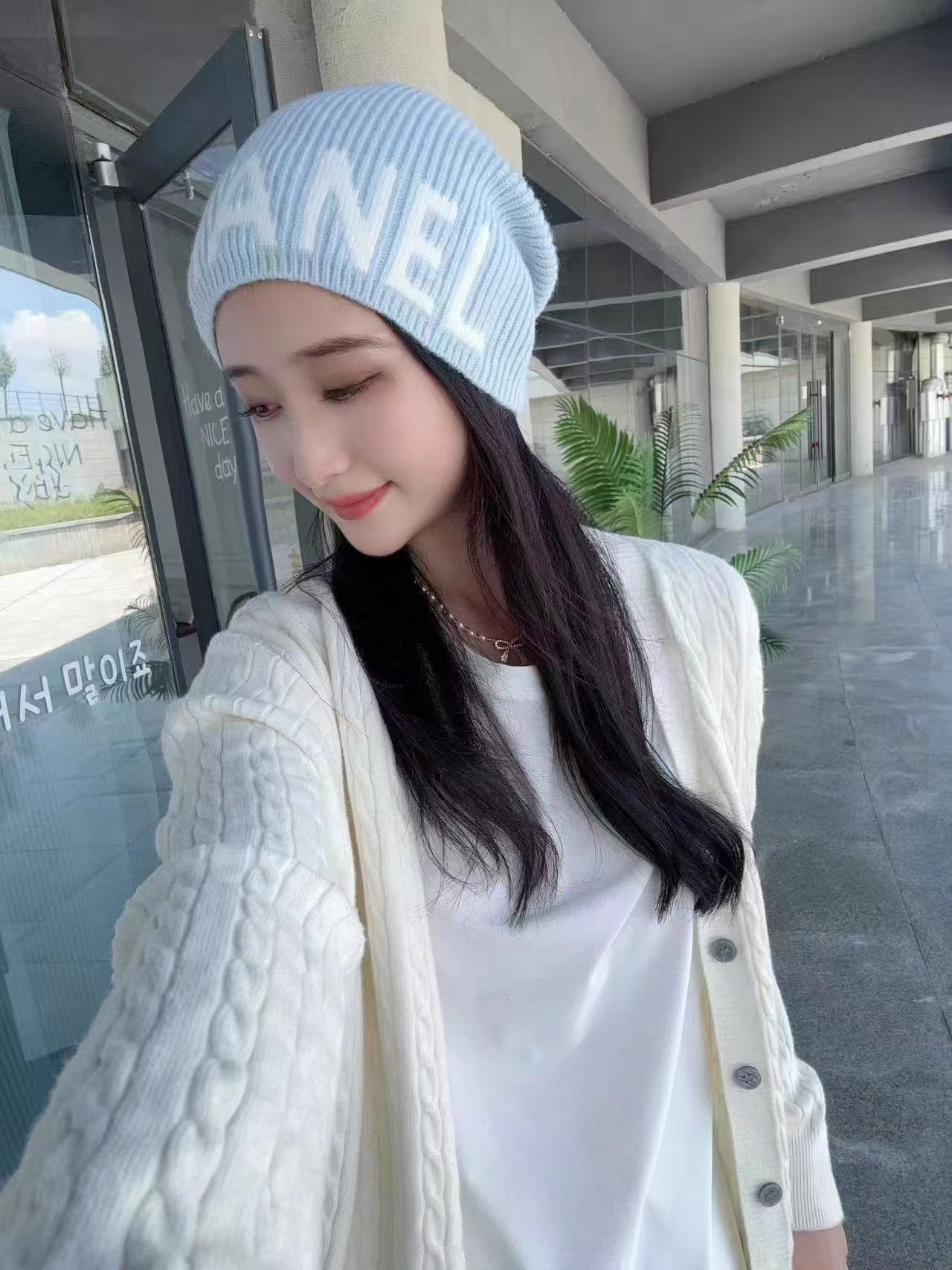 ￥认准品质哦，精巯羊毛系列Chanel官网品质香奈儿秋冬网红时尚博主推荐款毛线帽，小红书爆款，手感超柔软