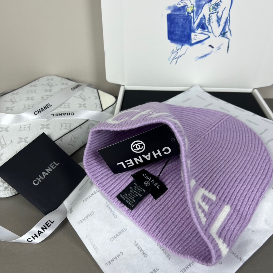 。认准品质哦，精巯羊毛系列Chanel官网品质香奈儿秋冬网红时尚博主推荐款毛线帽，小红书爆款，手感超柔软
