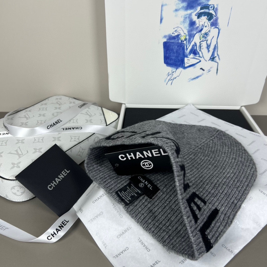 。认准品质哦，精巯羊毛系列Chanel官网品质香奈儿秋冬网红时尚博主推荐款毛线帽，小红书爆款，手感超柔软