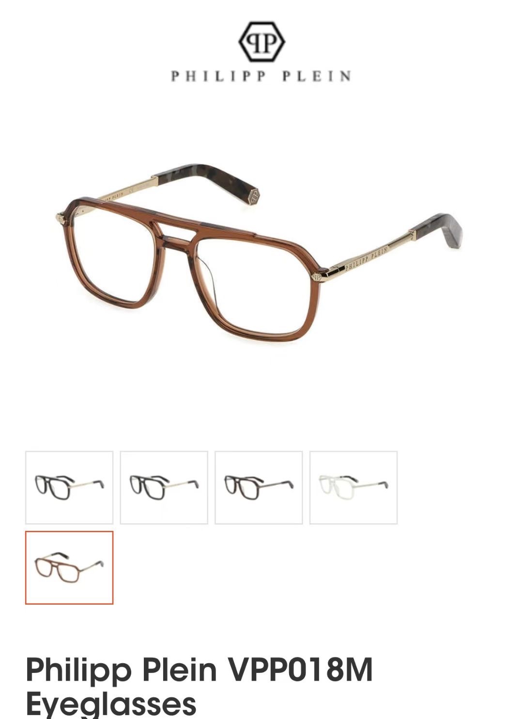 模特图 官网图 PHILIPP PLEI* MOD：PURE PLEIN VP Size：54口19-1