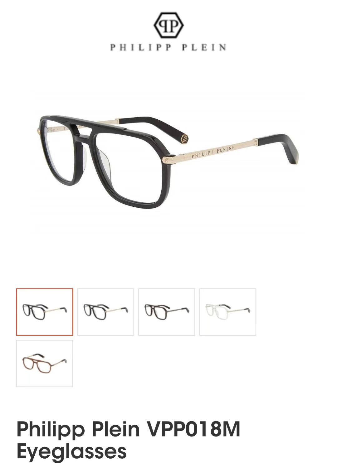 模特图 官网图 PHILIPP PLEI* MOD：PURE PLEIN VP Size：54口19-1