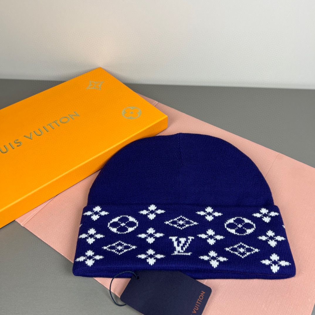 配防尘袋〈对版高品质，认准咯〉路易威登LOUIS VUITTON🎩官方热卖爆款，羊毛针织毛线帽，时尚好品