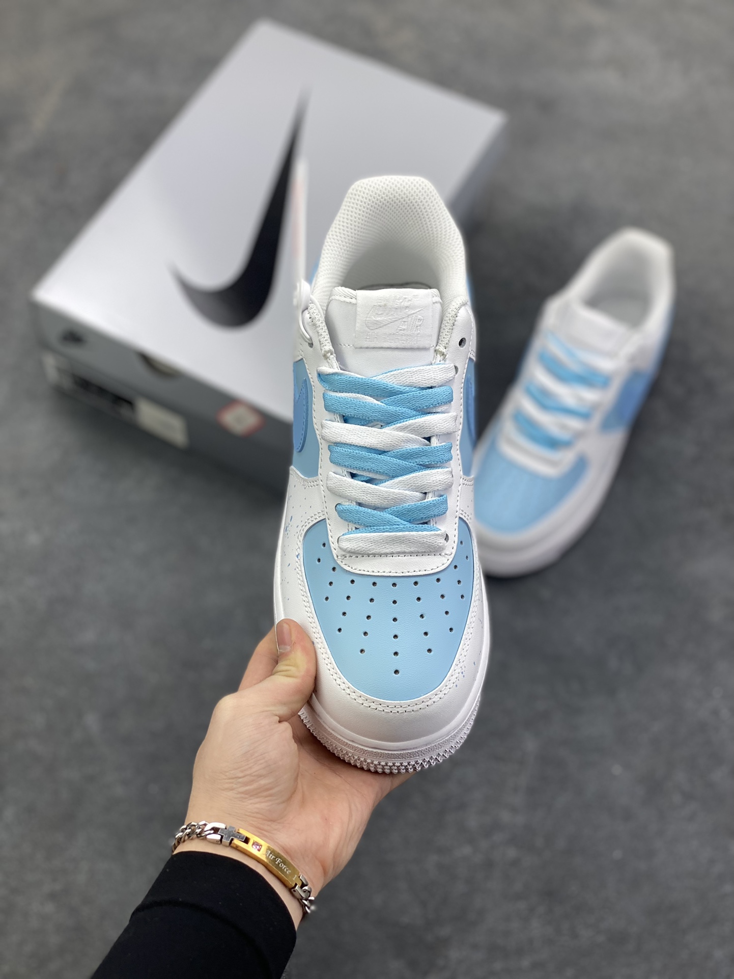 图片[2]-Nike Air Force 1 Low’07 夏末 空军一号低帮休闲板鞋 定制皮料 原厂3D打印 定制鞋盒 原楦原纸板 纯正空军版型 内置全掌气垫 货号：ZH0316-117 尺码：36 36.5 37.5 38 38.5 39 40 40.5 41 42 42.5 43 44 44.5 45-选品中心