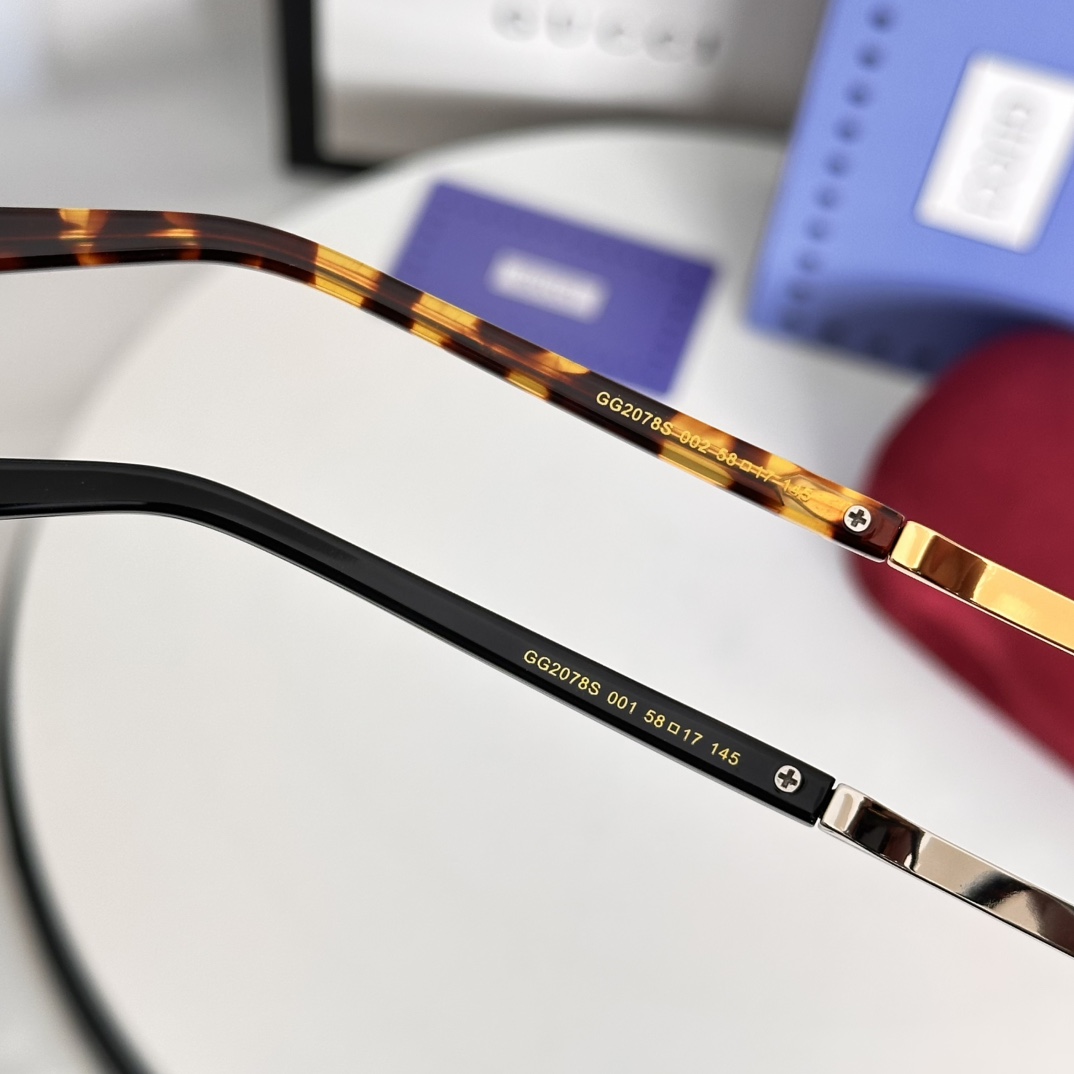 ‼️GUCC*✨✨MODEL：GG2078S✨✨✨ SIZE：58口17-145✨✨ ✨