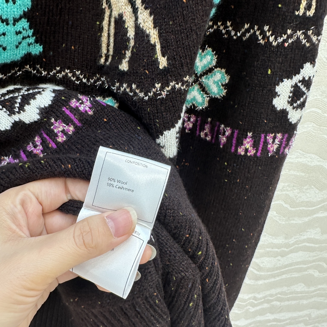 爆单推荐，原单品质，25N Coconeige滑雪系列毛衣！非常有冬日氛围感圣诞🎄费尔岛勾花图案，经典圆