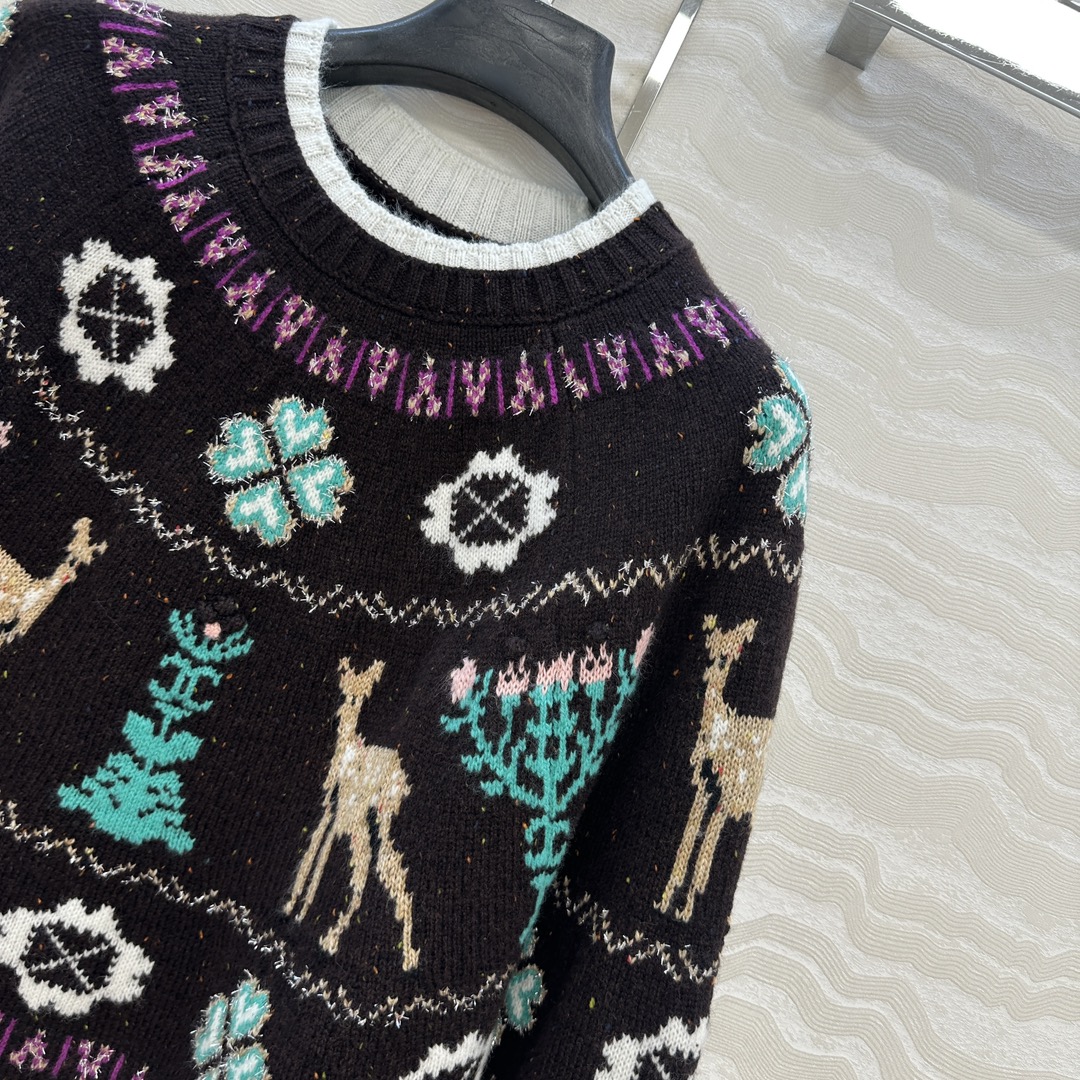 爆单推荐，原单品质，25N Coconeige滑雪系列毛衣！非常有冬日氛围感圣诞🎄费尔岛勾花图案，经典圆