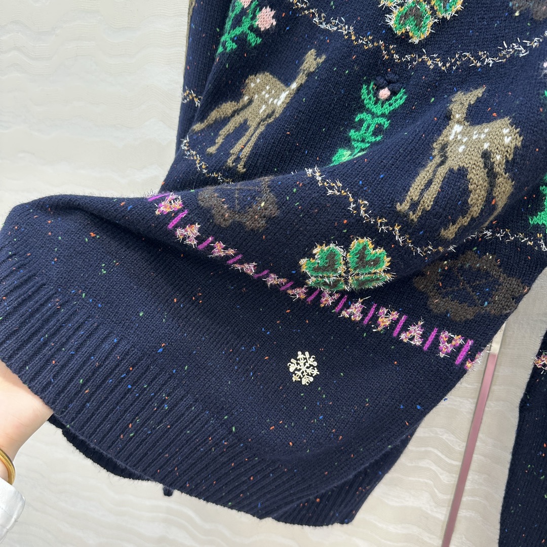爆单推荐，原单品质，25N Coconeige滑雪系列毛衣！非常有冬日氛围感圣诞🎄费尔岛勾花图案，经典圆