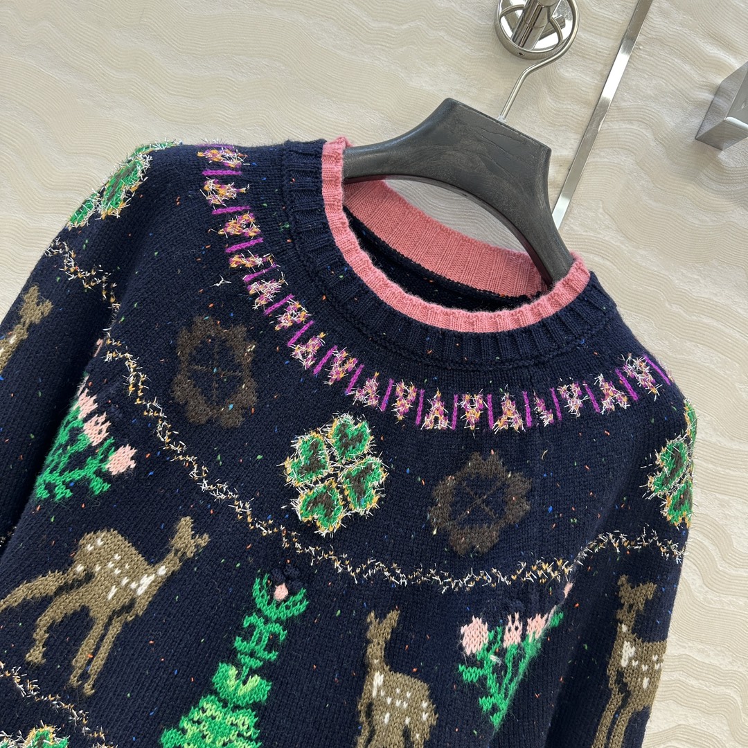 爆单推荐，原单品质，25N Coconeige滑雪系列毛衣！非常有冬日氛围感圣诞🎄费尔岛勾花图案，经典圆