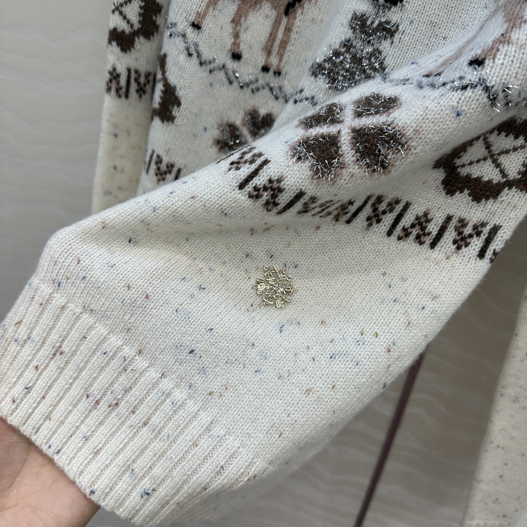 爆单推荐，原单品质，25N Coconeige滑雪系列毛衣！非常有冬日氛围感圣诞🎄费尔岛勾花图案，经典圆