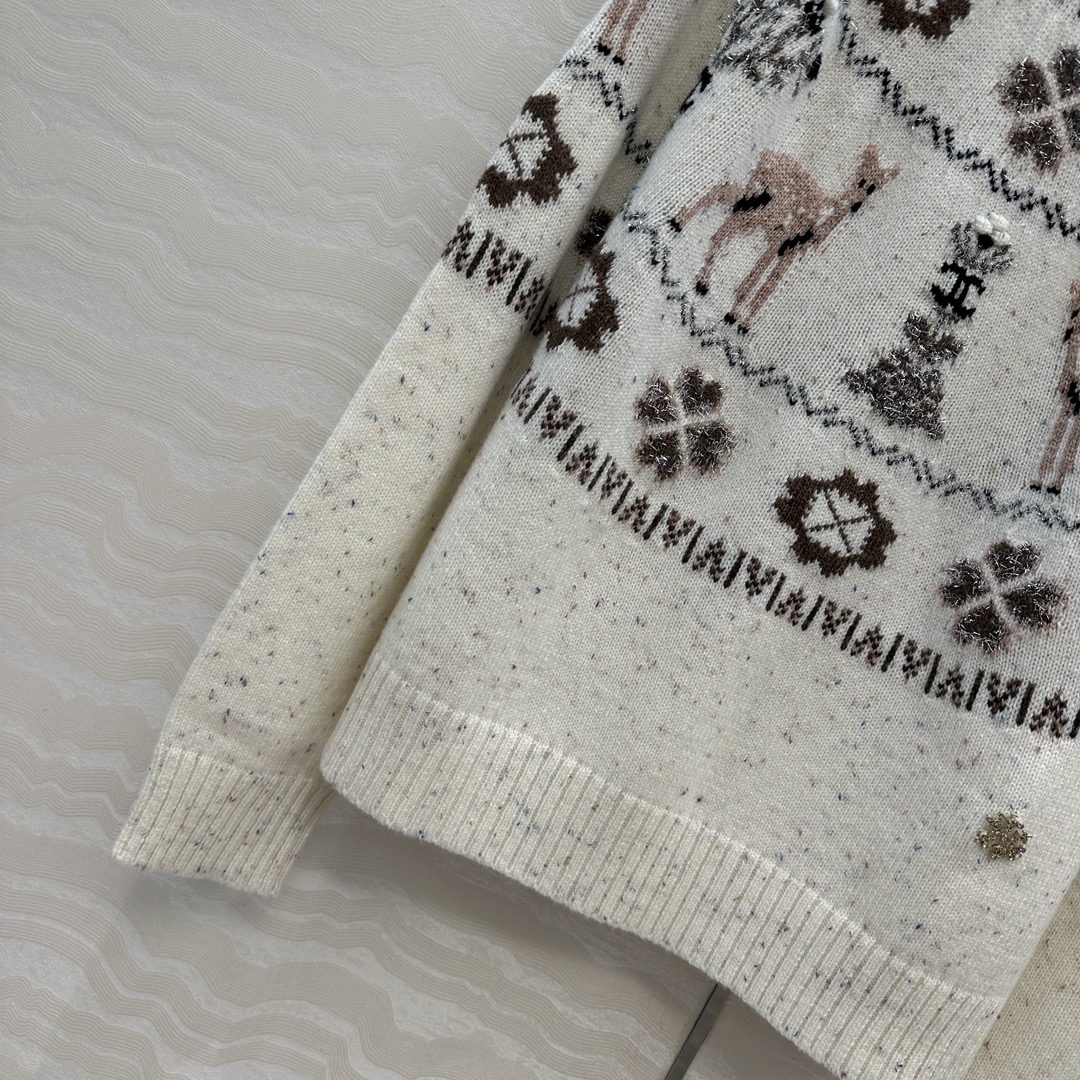 爆单推荐，原单品质，25N Coconeige滑雪系列毛衣！非常有冬日氛围感圣诞🎄费尔岛勾花图案，经典圆