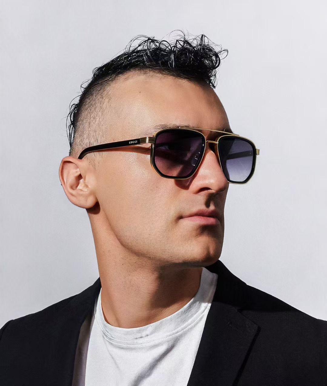 ‼️ 模特图 GUCC*🐝🐝🐝MODEL：GG2073S🐝🐝🐝SIZE：55口19-145🐝🐝🐝