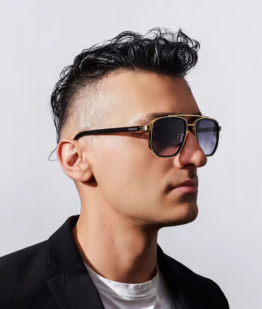 ‼️ 模特图 GUCC*🐝🐝🐝MODEL：GG2073S🐝🐝🐝SIZE：55口19-145🐝🐝🐝