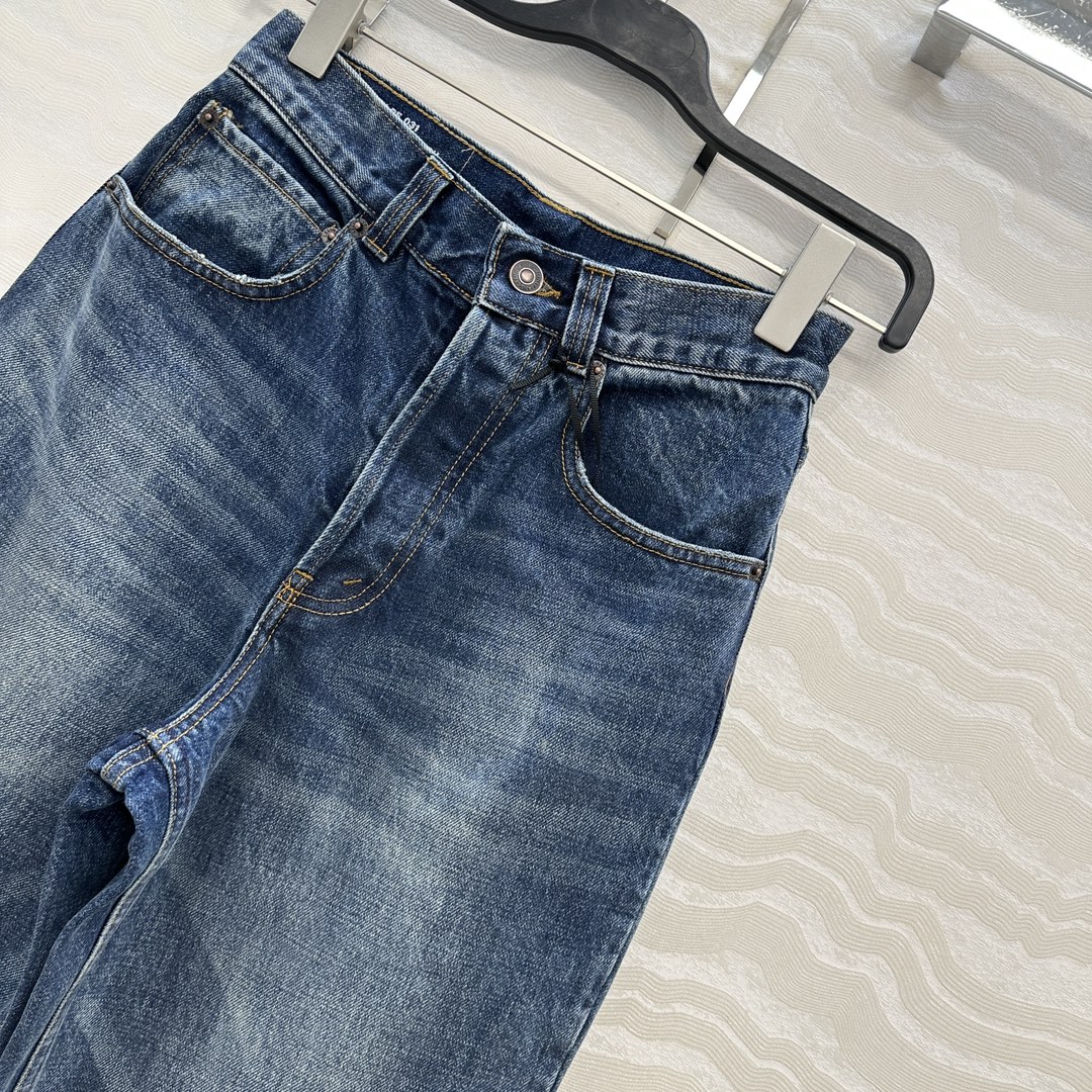 高端原单品质❤️CE神裤再现✌️复古做旧蓝牛仔裤！猫爪工艺定制洗水进口面料质感超赞！简单粗暴百搭高街时髦