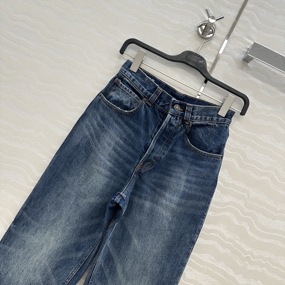 高端原单品质❤️CE神裤再现✌️复古做旧蓝牛仔裤！猫爪工艺定制洗水进口面料质感超赞！简单粗暴百搭高街时髦