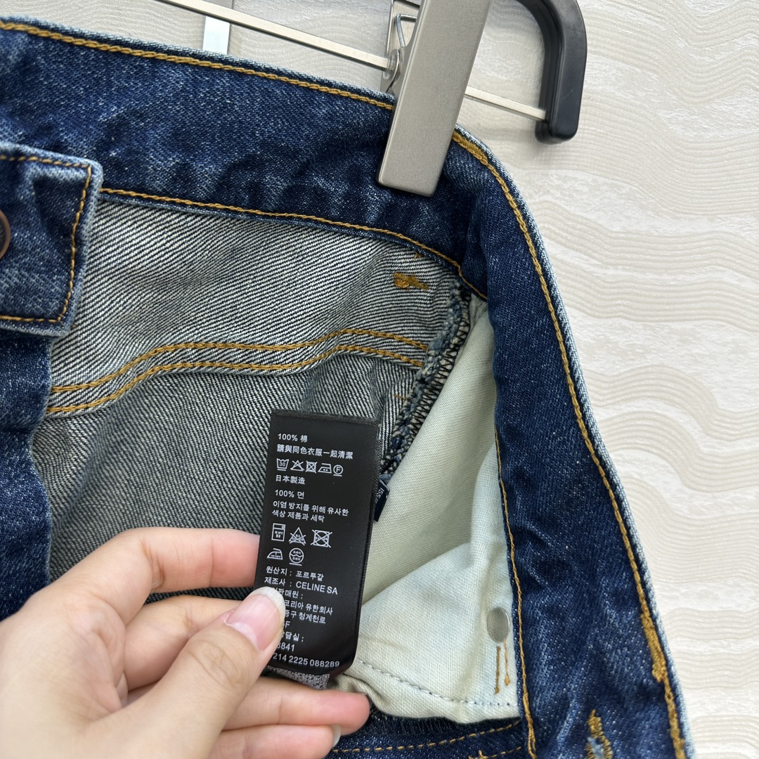 高端原单品质❤️CE神裤再现✌️复古做旧蓝牛仔裤！猫爪工艺定制洗水进口面料质感超赞！简单粗暴百搭高街时髦