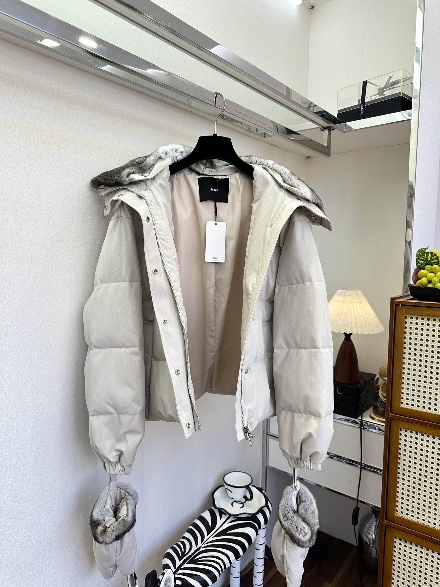 Women's Winter Goose Down Coat with Detachable Faux Fur Collar 7 i1762506579 3229 5