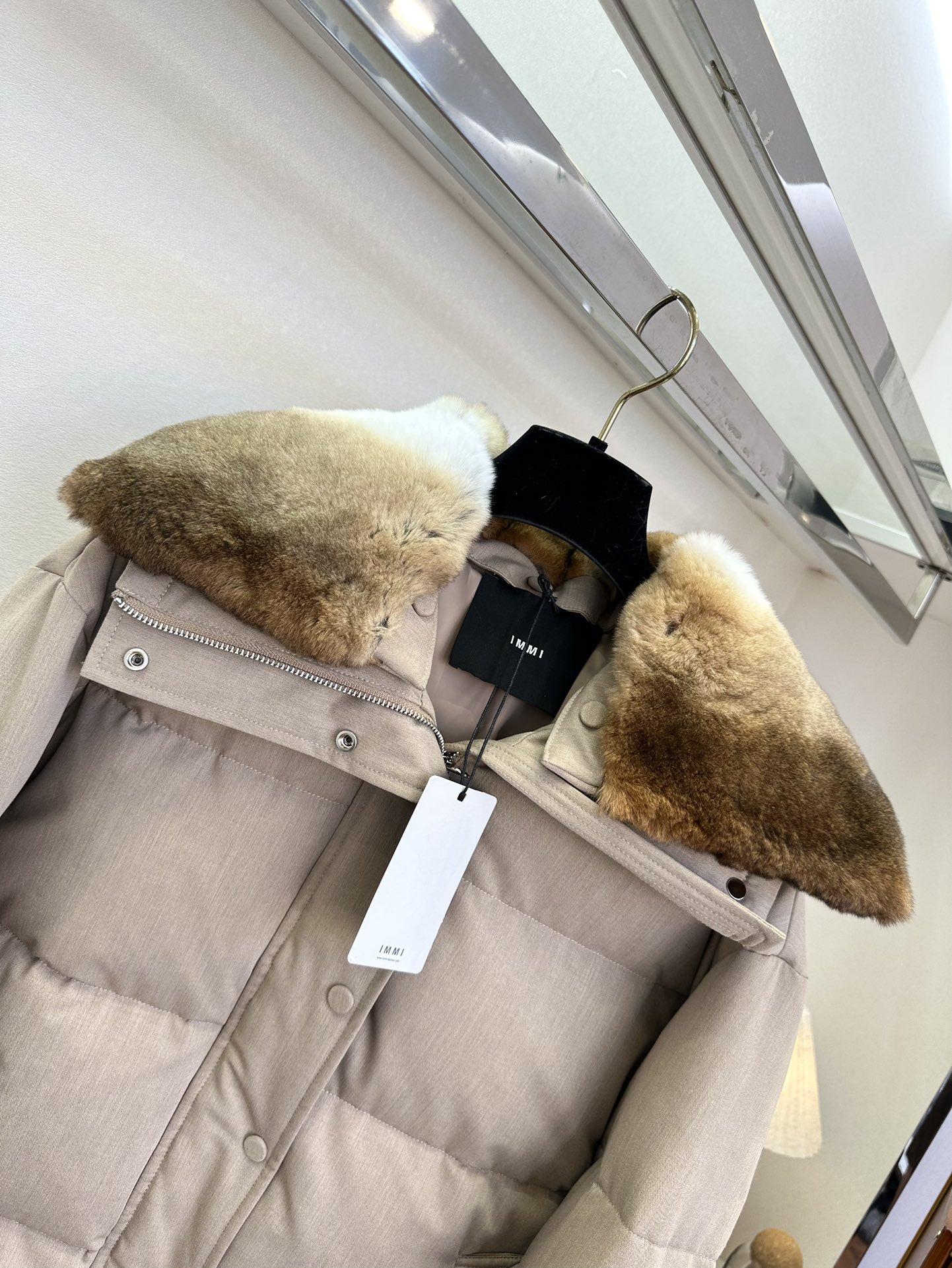 Women's Winter Goose Down Coat with Detachable Faux Fur Collar 4 i1762506579 9544 2