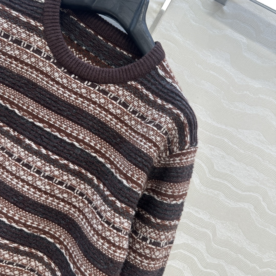 高端原单品质❤️浓郁美式风，费尔岛圆领毛衣，满满的北欧度假风🎀复古定位色彩编织！拥抱冬日阳光的温暖💞气质