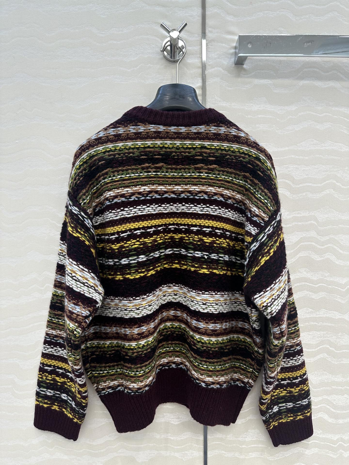 高端原单品质❤️浓郁美式风，费尔岛圆领毛衣，满满的北欧度假风🎀复古定位色彩编织！拥抱冬日阳光的温暖💞气质