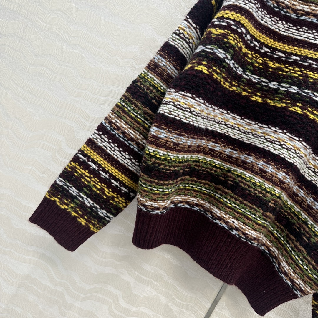 高端原单品质❤️浓郁美式风，费尔岛圆领毛衣，满满的北欧度假风🎀复古定位色彩编织！拥抱冬日阳光的温暖💞气质