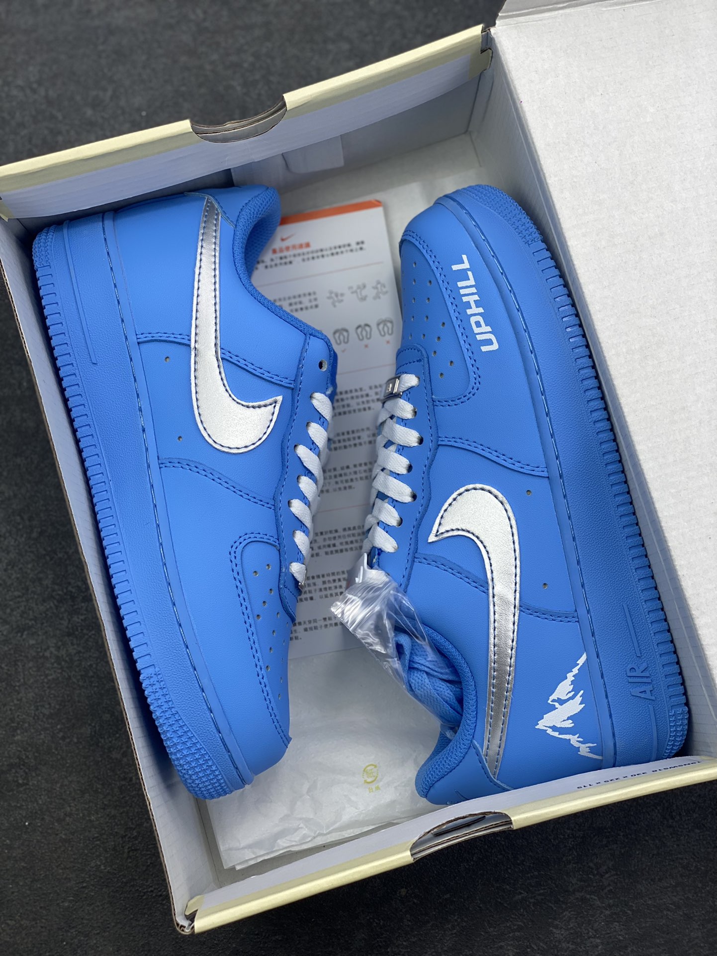 图片[9]-Nike Air Force 1 Low 冰岛蓝调 空军一号低帮运动休闲板鞋 原楦头原纸板 打造纯正空军版型#专注外贸渠道 全掌内置蜂窝气垫 #原盒配件 原厂中底钢印、拉帮完美 货号：CW2288-029 尺码：36 36.5 37.5 38 38.5 39 40 40.5 41 42 42.5 43 44 44.5 45-选品中心