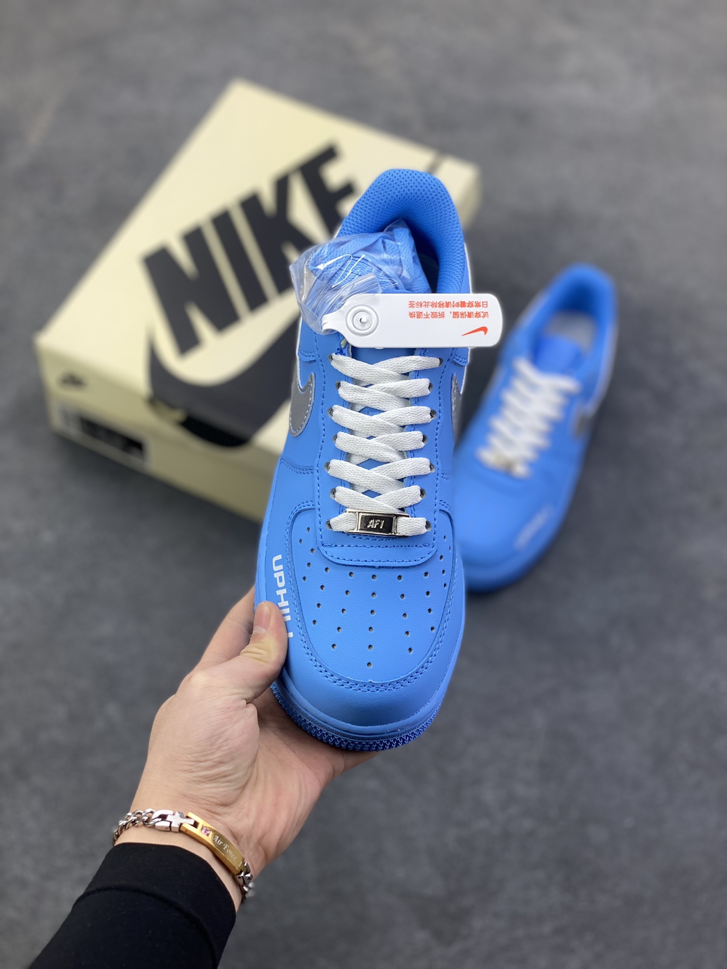 图片[2]-Nike Air Force 1 Low 冰岛蓝调 空军一号低帮运动休闲板鞋 原楦头原纸板 打造纯正空军版型#专注外贸渠道 全掌内置蜂窝气垫 #原盒配件 原厂中底钢印、拉帮完美 货号：CW2288-029 尺码：36 36.5 37.5 38 38.5 39 40 40.5 41 42 42.5 43 44 44.5 45-选品中心