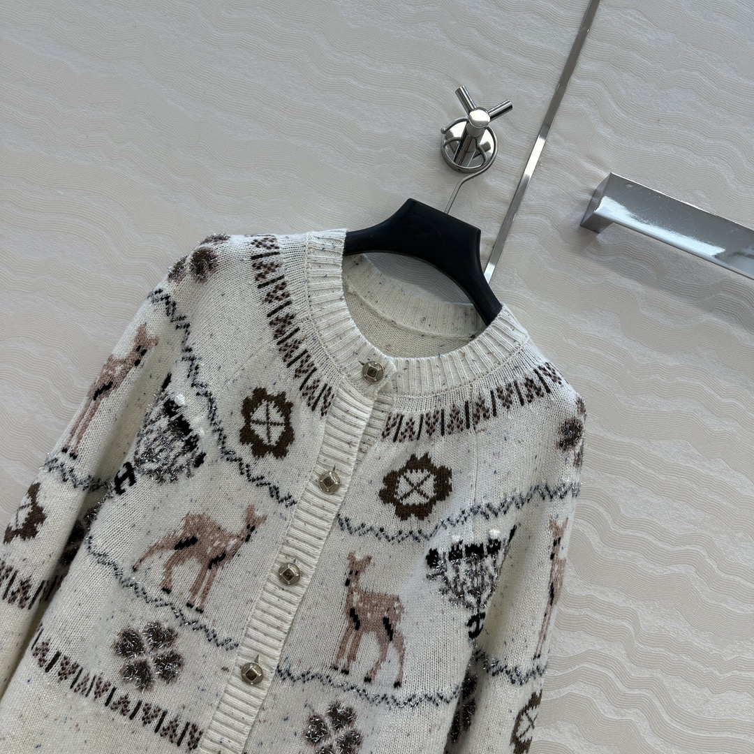 爆单推荐，原单品质，25N Coconeige滑雪系列开衫外套。非常有冬日氛围感圣诞🎄费尔岛勾花图案，经