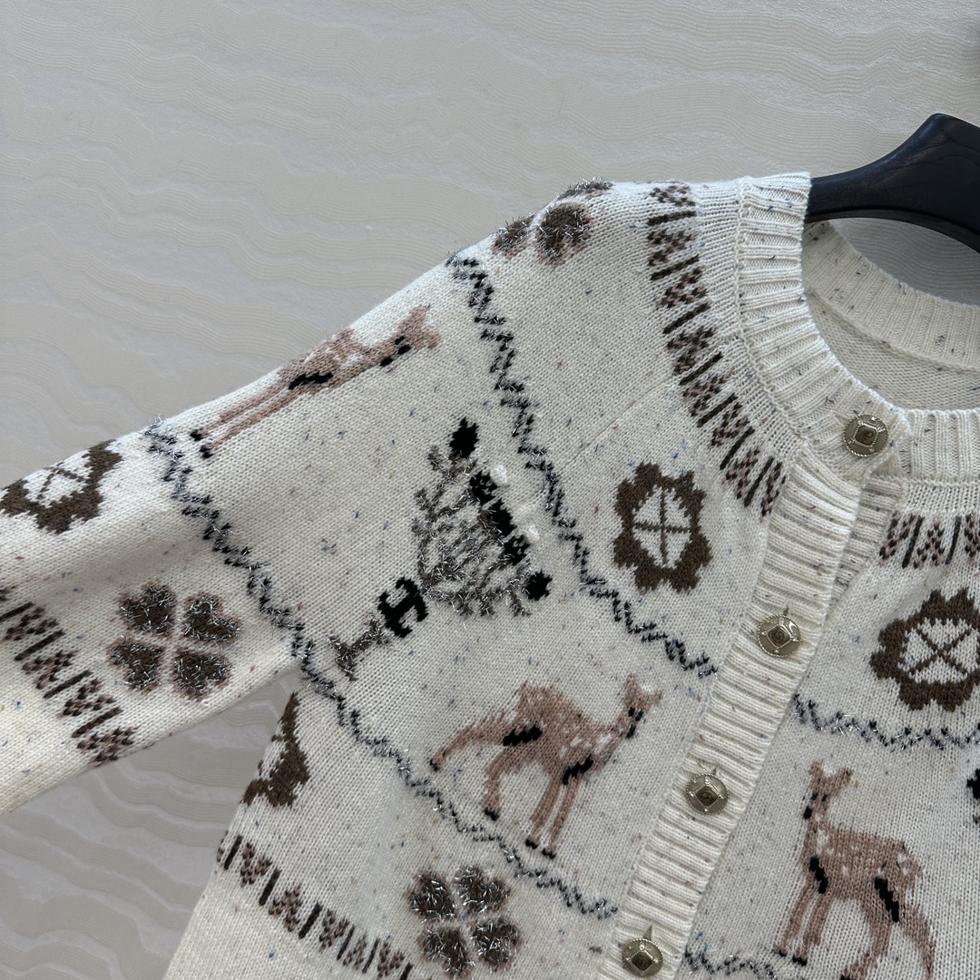 爆单推荐，原单品质，25N Coconeige滑雪系列开衫外套。非常有冬日氛围感圣诞🎄费尔岛勾花图案，经