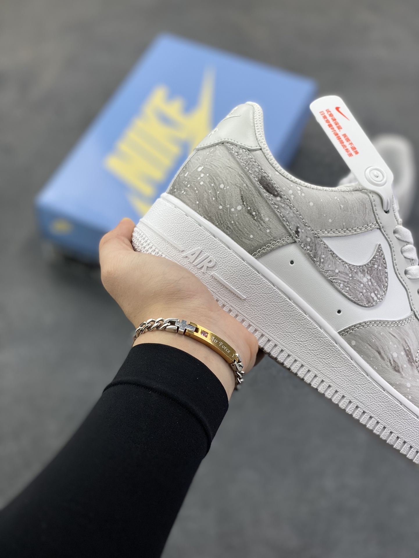 图片[6]-Nike Air Force 1 Low’07 银河序 空军一号低帮休闲板鞋 定制皮料 原厂3D打印 定制鞋盒 原楦原纸板 纯正空军版型 内置全掌气垫 货号：ZH0316-131 尺码：36 36.5 37.5 38 38.5 39 40 40.5 41 42 42.5 43 44 44.5 45-选品中心