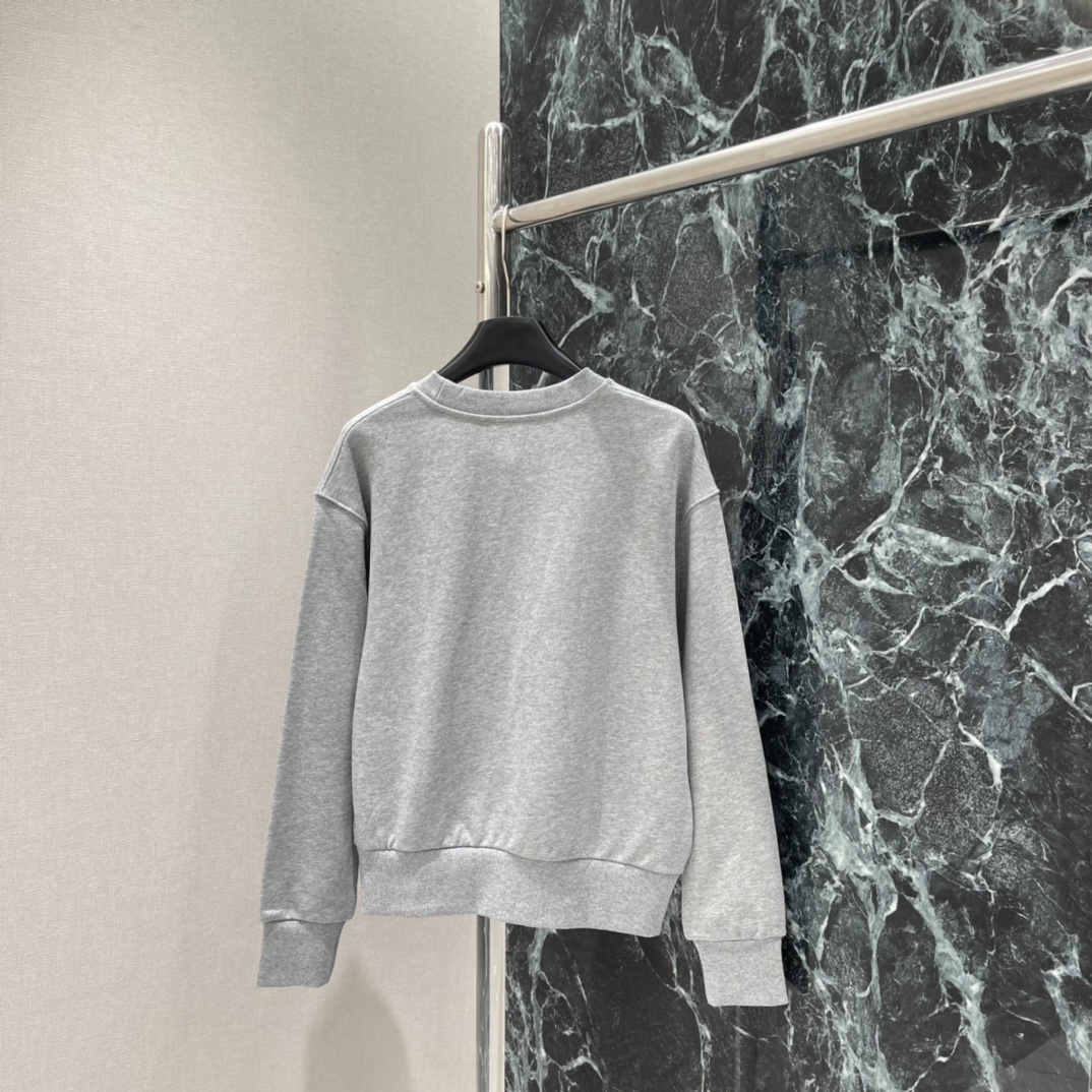 CE 25秋冬新款 徽标植绒字母卫衣 胸前凯旋门徽标，复古学院风满满。宽松版型，男女都能穿，初冬搭配保暖