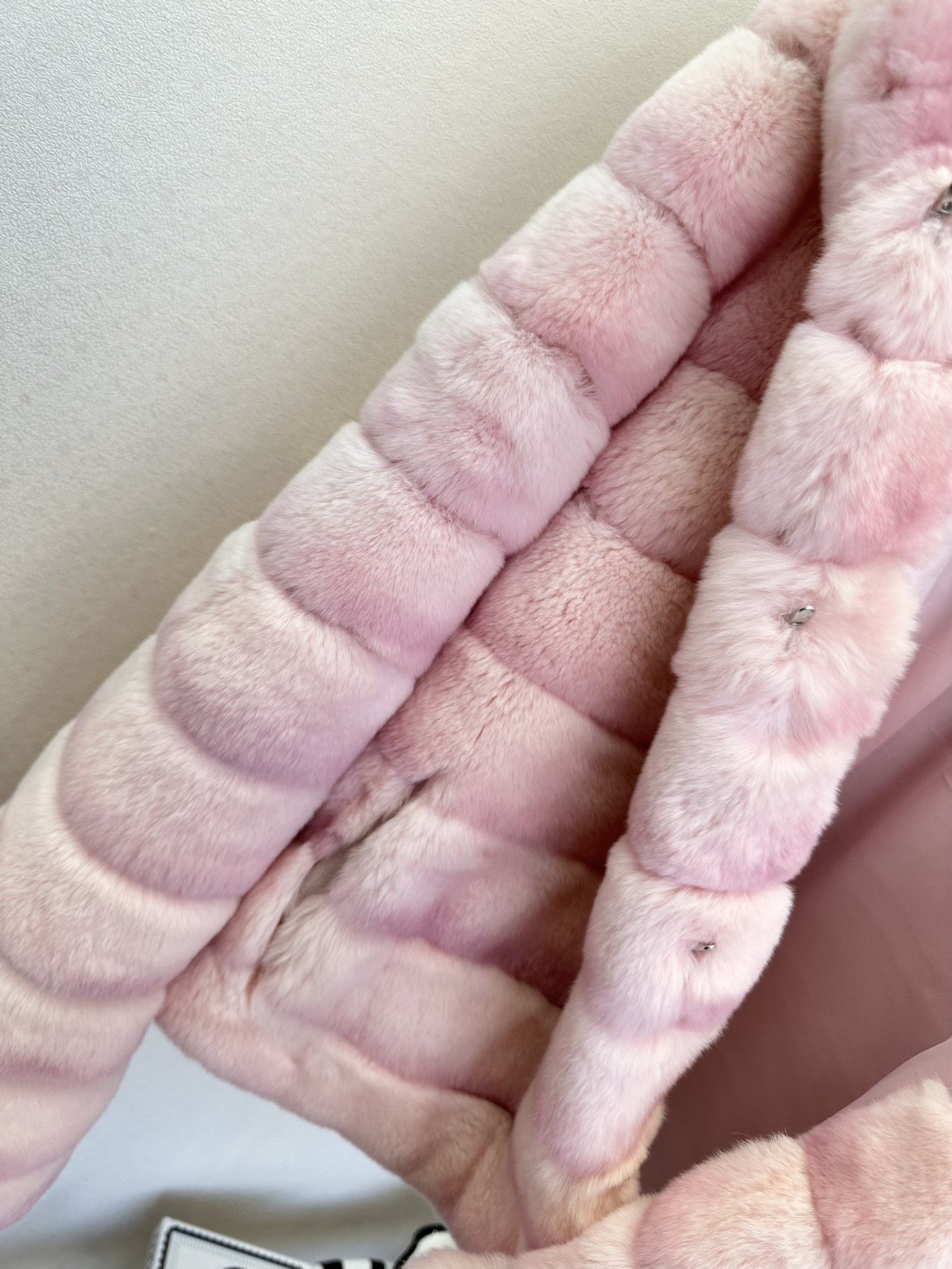 Luxury Rabbit Fur High Neck Sweater - Exquisite Soft Pink Tones, Limited Edition 9 i1762783156 2812 7