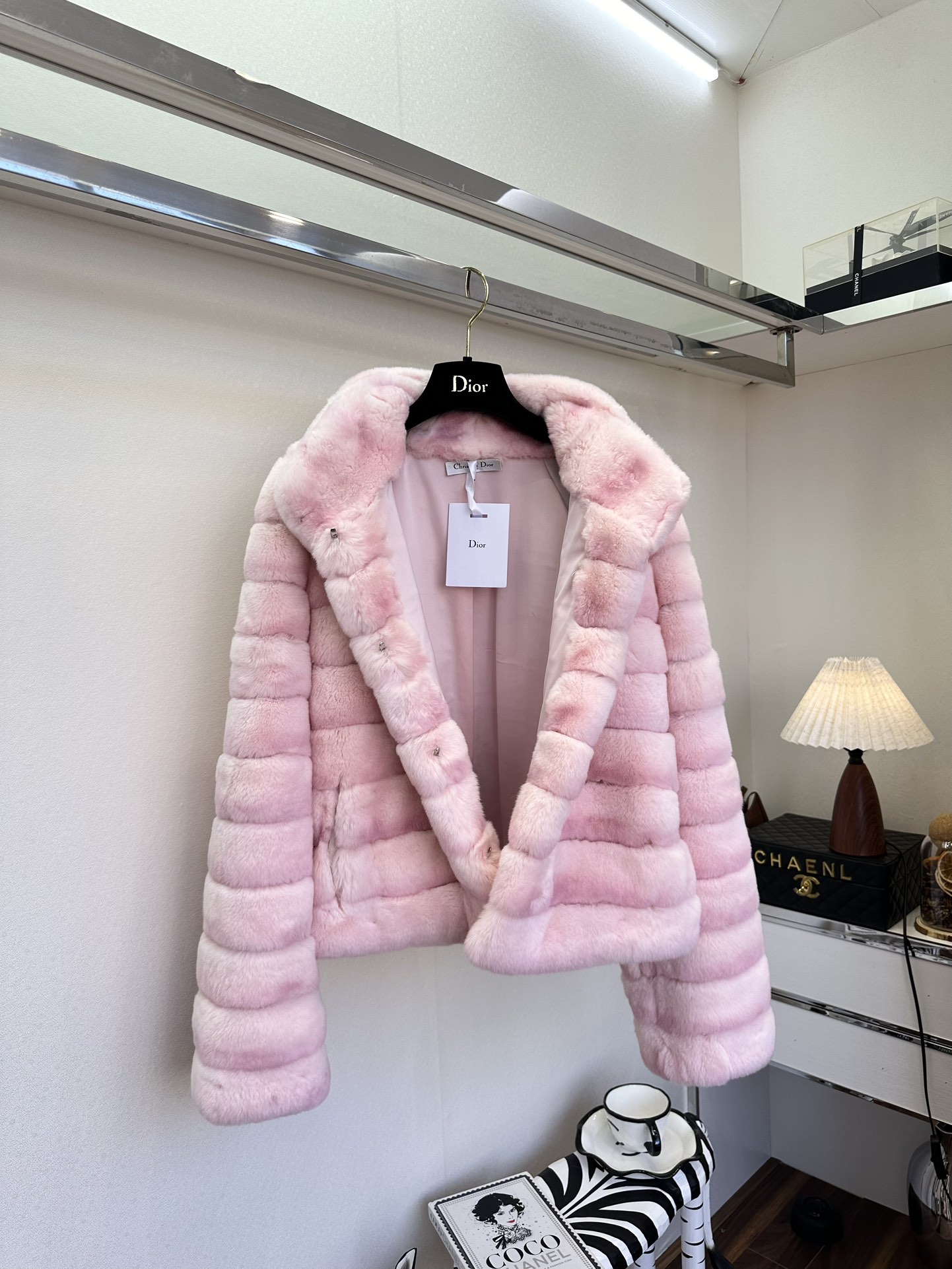 Luxury Rabbit Fur High Neck Sweater - Exquisite Soft Pink Tones, Limited Edition 4 i1762783156 3882 2